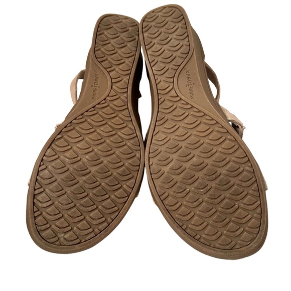 Minnetonka Desi Fringe Suede Wedge Sandal Size 7M NWOT - Picture 7 of 7